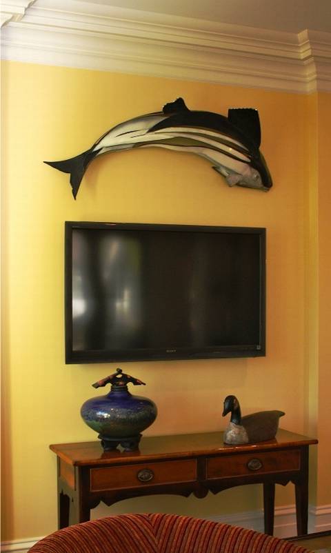 Cobia Cat Abstract Sculpture